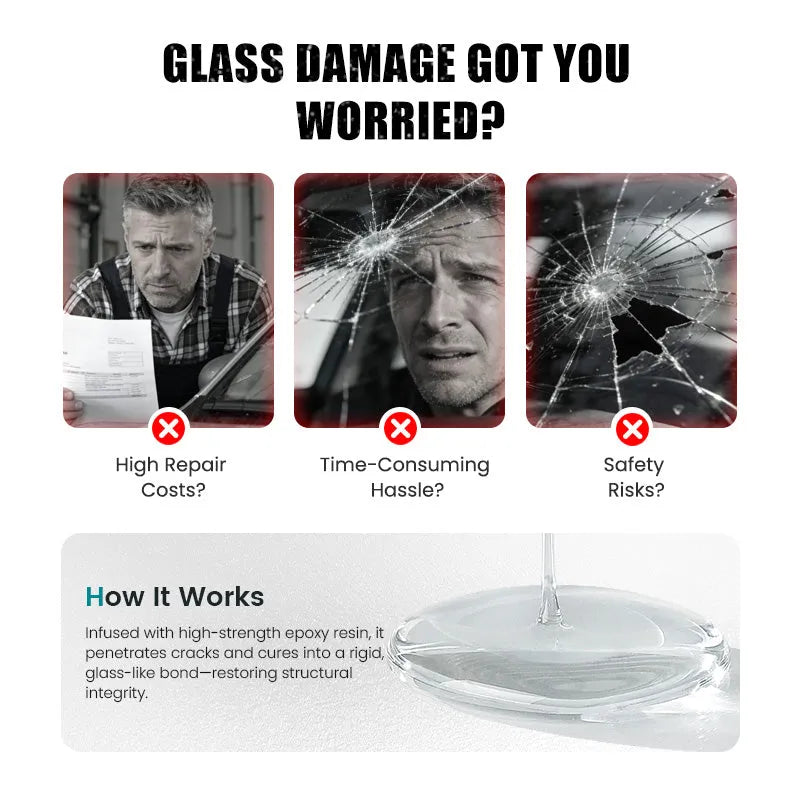 🔥LAST DAY 49% OFF🔥2026 New Car Windshield Crack Repair Fluid