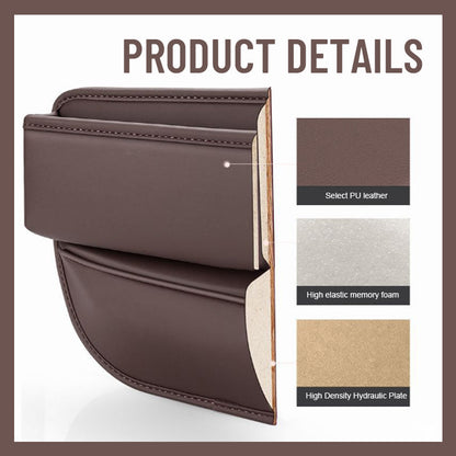 Storage box for car seat gaps