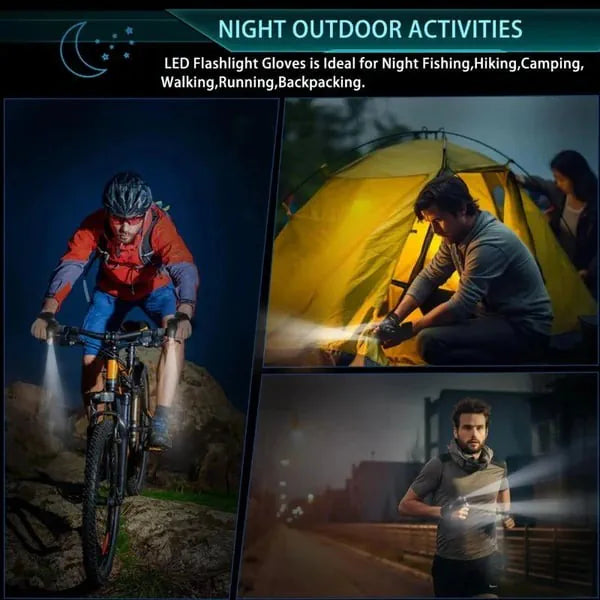 🔥HOT SALE NOW 49% OFF🔥Hands-Free LED Half Finger Gloves