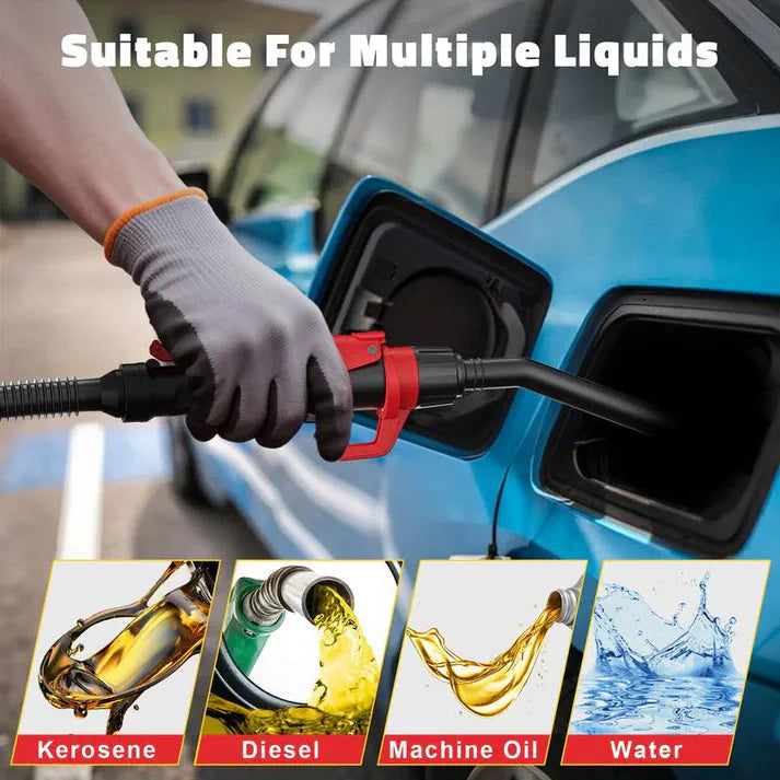 🔥LAST DAY 49% OFF-Cordless Fuel Transfer Pump Compatible with DeWalt 20V & Milwaukee 18V Batteries