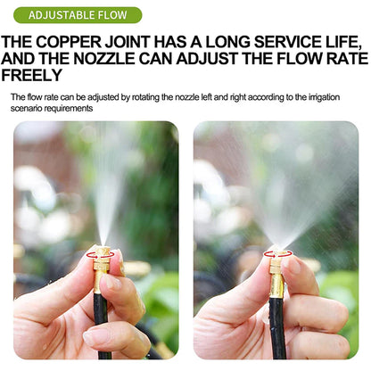 Drip   Irrigation   Kit   with   360°   Flexible   Hose