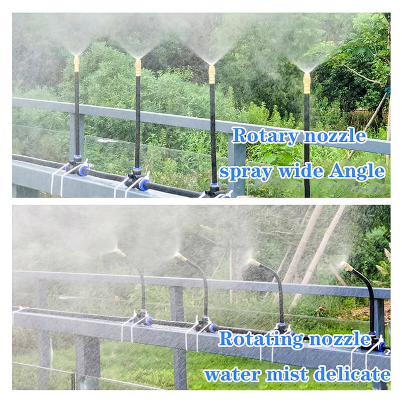 Drip   Irrigation   Kit   with   360°   Flexible   Hose