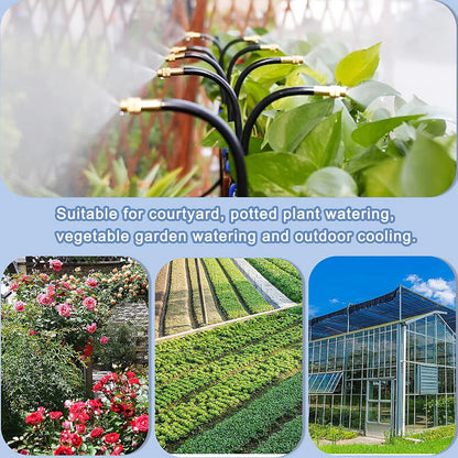 Drip   Irrigation   Kit   with   360°   Flexible   Hose