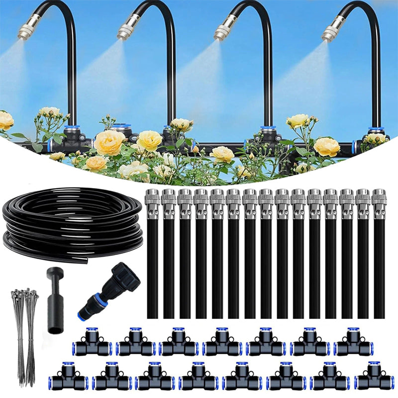 Drip   Irrigation   Kit   with   360°   Flexible   Hose