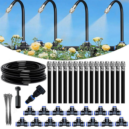 Drip   Irrigation   Kit   with   360°   Flexible   Hose